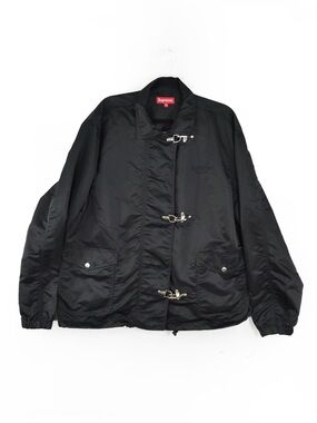 Supreme S/S 18 Turnout Nylon Utility Jacket in Black